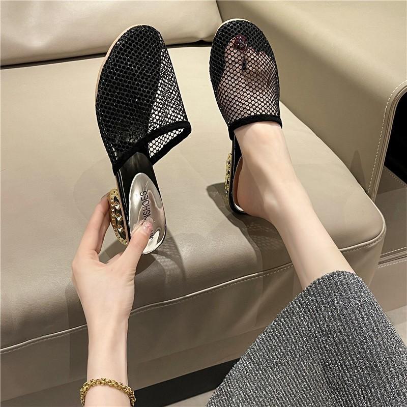 Womens Flats and Loafers | Capalbio Crystal Flats Flats & Loafers Black