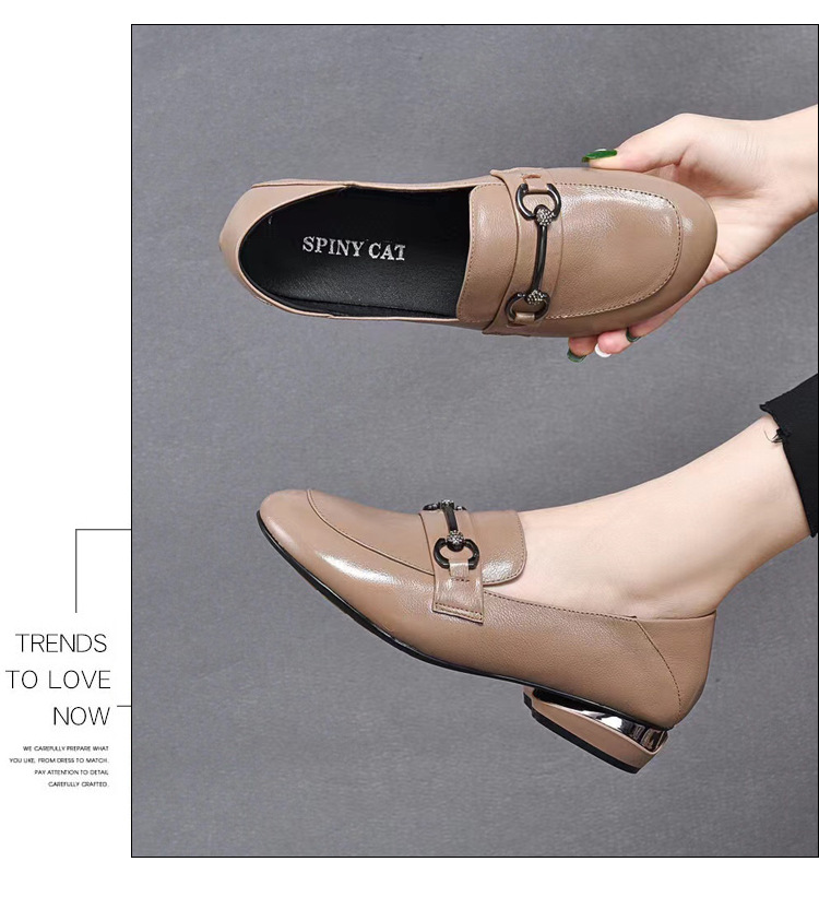 Womens Flats and Loafers | Puff Leather Loafers Flats & Loafers Flats & Loafers