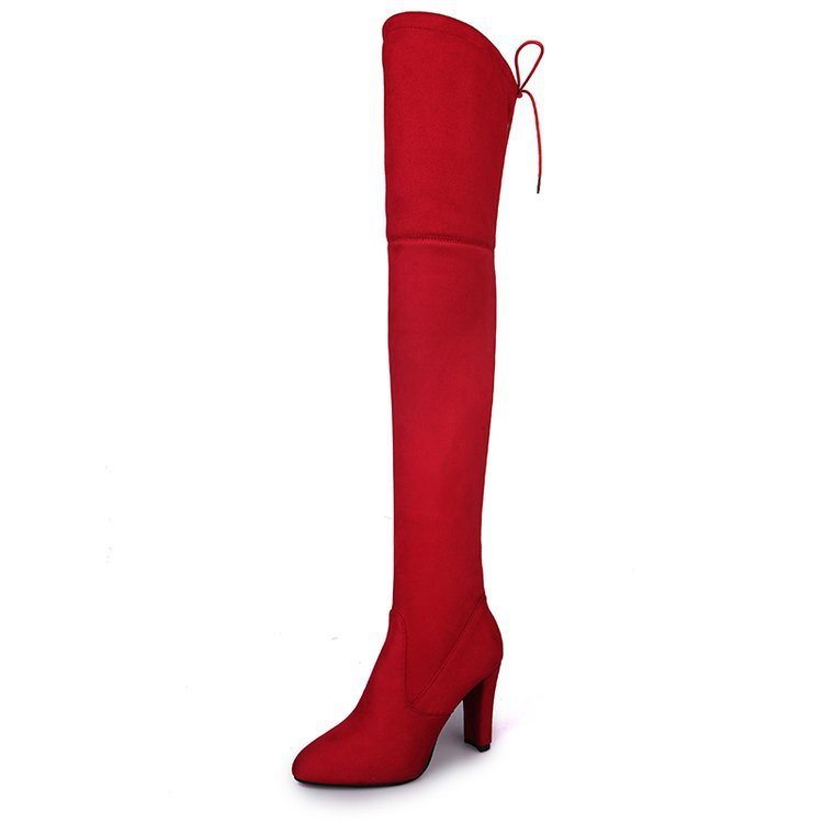 Womens High Boots | Blade Suede Over the Knee High Boots High Boots