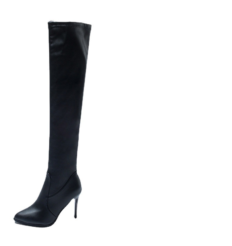 Womens Over the Knee | Blade High Boots Black