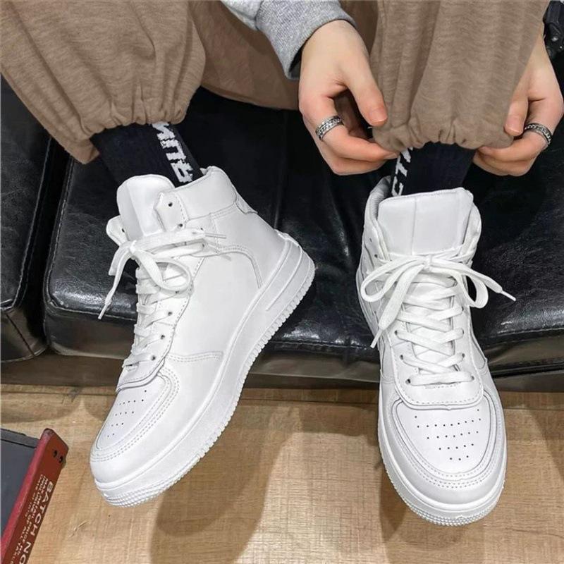 Womens Sneakers | High Top Leather Sneakers Shoes Sneakers