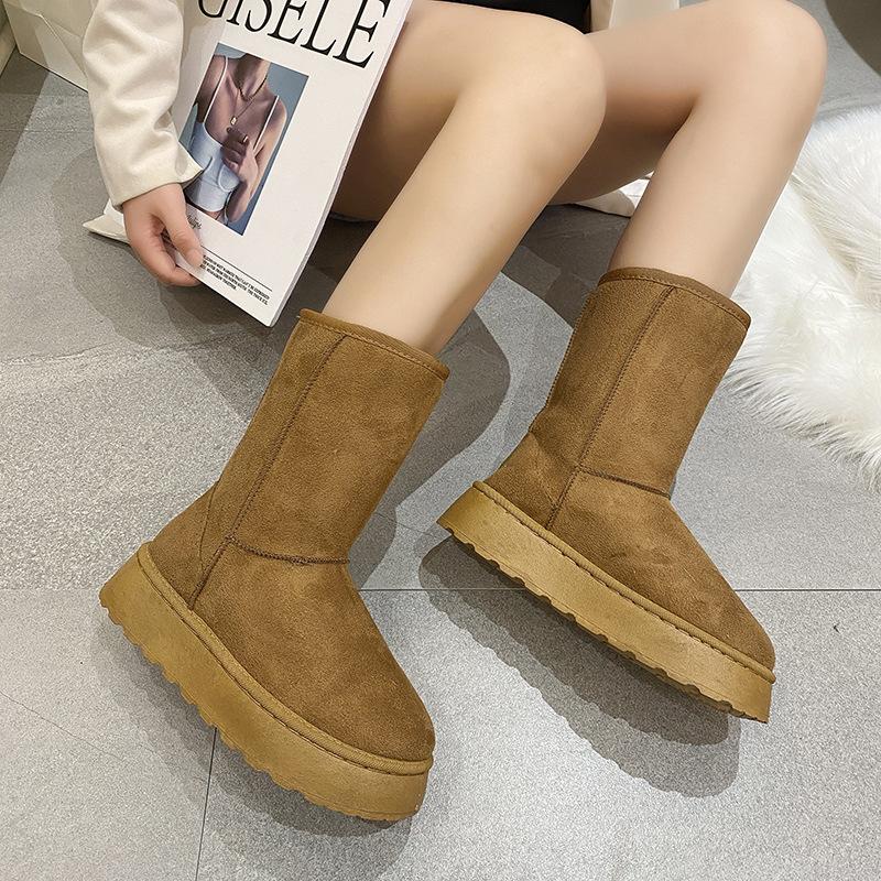 Womens Ankle Boots | New Double Face Suede Ankle Boots Ankle Boots